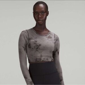 NEW LULULEMON Ebb to street long sleeve shirt, 4